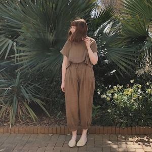 Free People • Gauze Cut-Out Jumpsuit